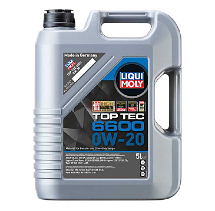 ACEITE 0W-20 LIQUI MOLY 5LT TOP TEC 6600
