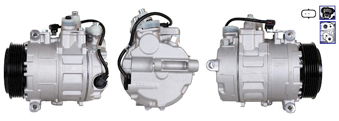 COMPRESOR  MERCEDEZ BENZ  GLE 400/GLS 450-550 7SES17C