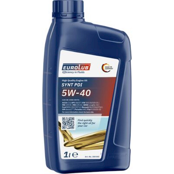 ACEITE 5W-40   EUROLUB      *SYNT PDI*       1 LITRO