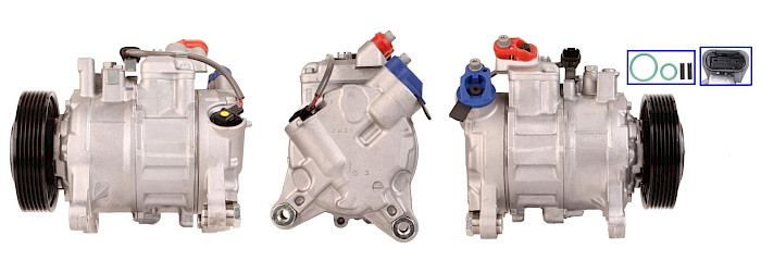 COMPRESOR  BMW X3 F25 10-17/ S1 F20 11-           7SEU17A   6PK