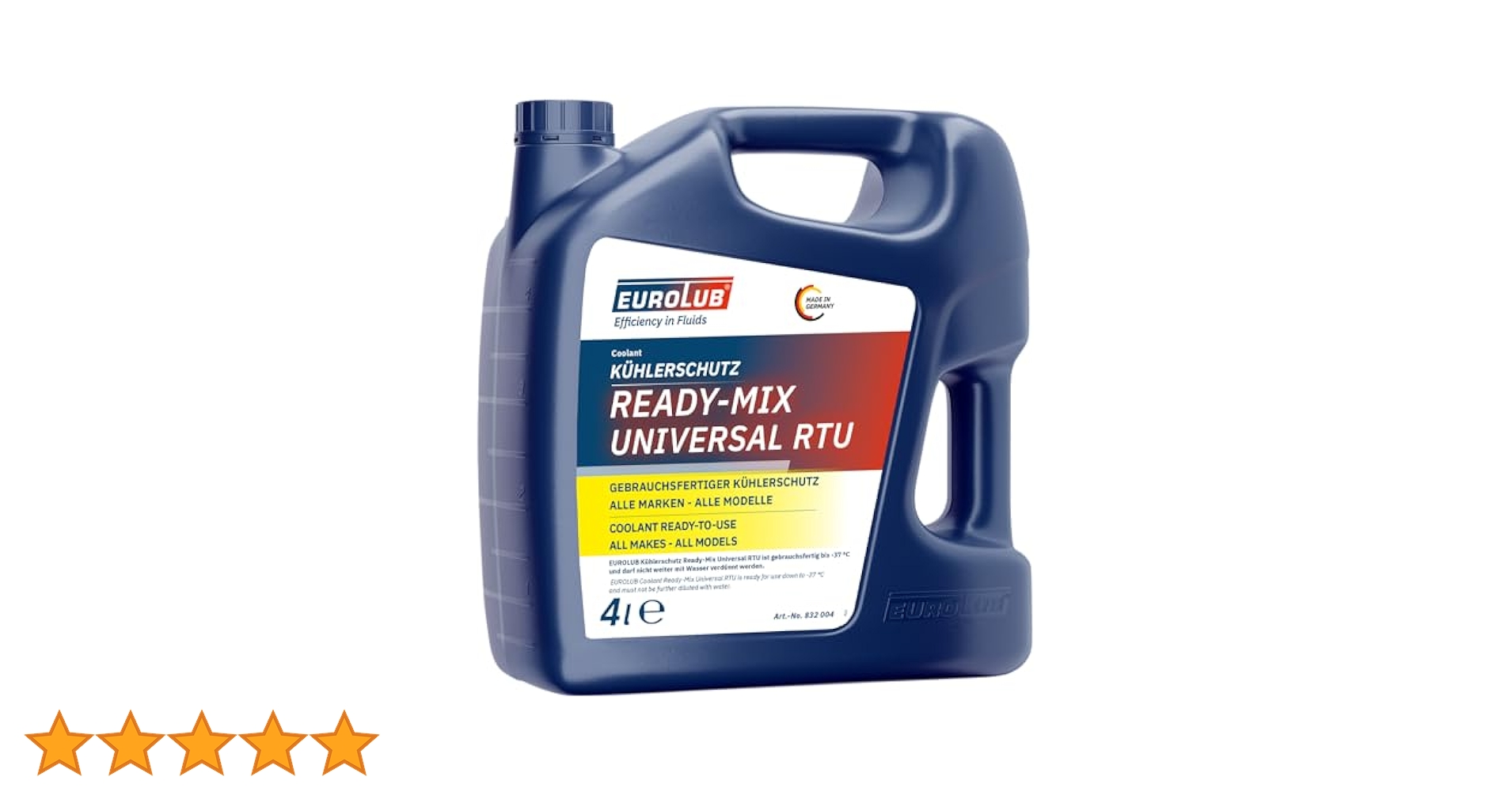 REFRIGERANTE  EUROLUB  4LITRO LISTO PARA USAR-TODAS LAS MARCAS